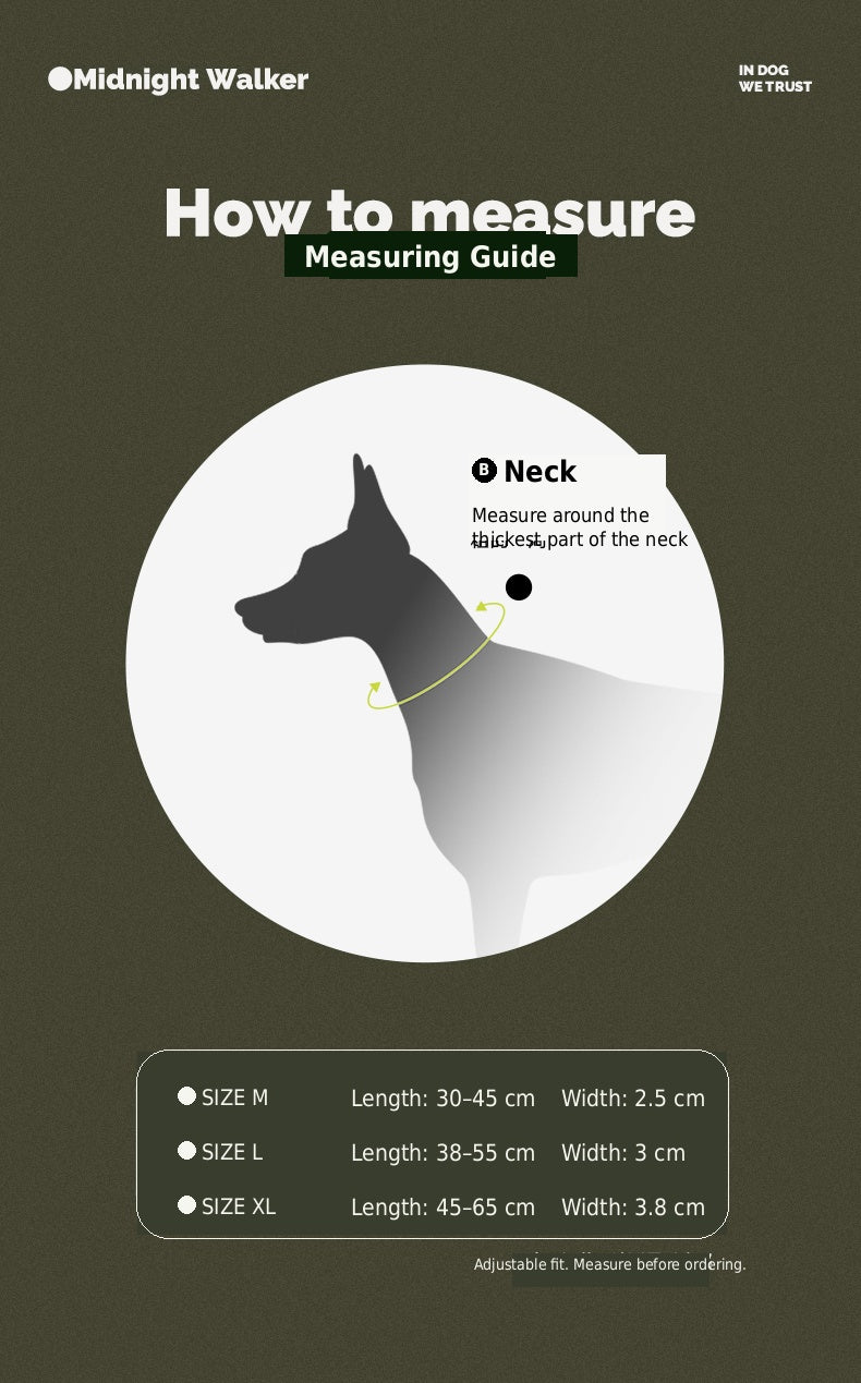 Midnight Walker Dog Leash – Hidden Forest detail image 20