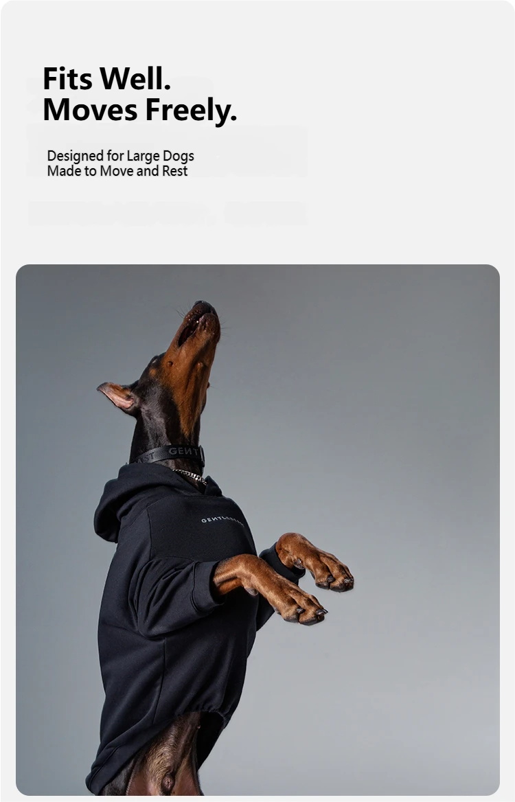 Gentle Hoodie For Dogs – Dusty Pink detail image 3