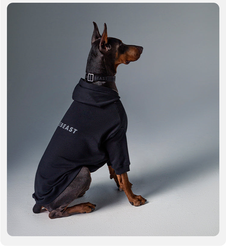 Gentle Hoodie For Dogs – Dusty Pink detail image 4
