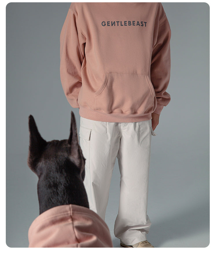 Gentle Hoodie For Dogs – Dusty Pink detail image 7